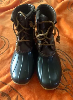 Sperry Girl’s Saltwater Duck Boots thumbnail 1