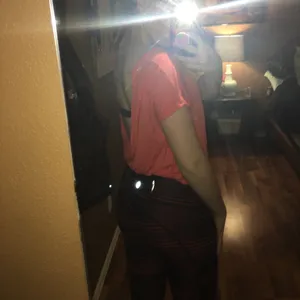Charlotte Russe Coral colored shirt with open back thumbnail 3