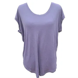 Athleta‎ Cloudlight Rib Stratus Tee Lavender Purple Sleeveless Ribbed Women's S thumbnail 4