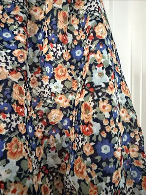 Kiss the Sky Urban Outfitters Smocked Puff Short Sleeve Floral Mini Dress XS thumbnail 5