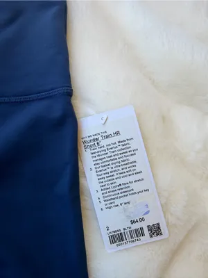lululemon athletica Navy High-Rise Bike Shorts thumbnail 6