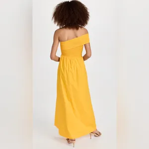 SWF One Shoulder‎ Shirred Maxi Dress size large NWT thumbnail 2