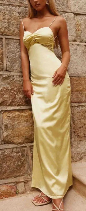 Maxi Yellow Dress Peppermayo thumbnail 1