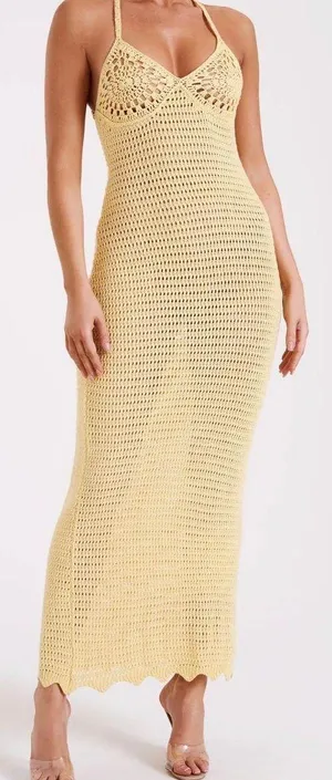 Meshki Yellow Maxi Dress thumbnail 1