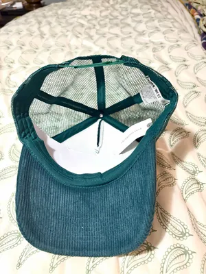 Anthropologie Worn/West Après Ski Trucker Hat Forest Green 'CHALET' Embroidered thumbnail 8