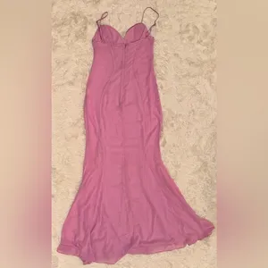 NWOT HOUSE OF CB Loren Pink Corset Maxi Dress sz L thumbnail 6