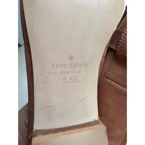 Kate Spade Berkeley Brown Tan Suede Tassel Loafers Flats Women’s 5.5 thumbnail 7