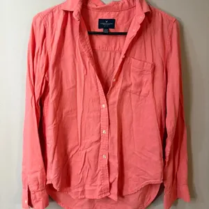 american‎ eagle pink button up Size XS thumbnail 1