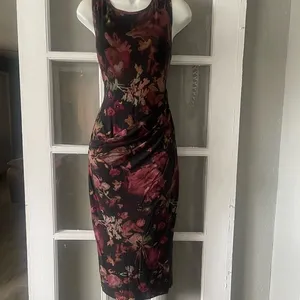 Peruvian Connection Floral Midi Ruched Dress thumbnail 3