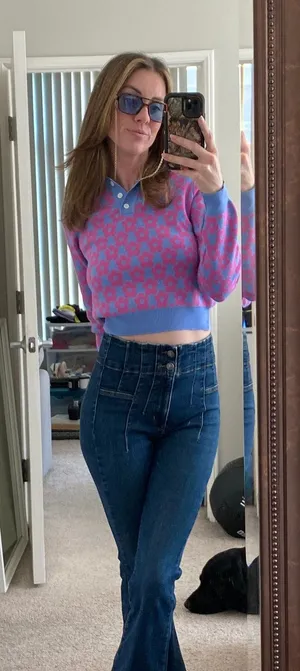 Flower Polo Sweater thumbnail 1