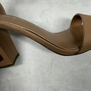 Madden Girl Beella Tan Nude Ankle Strap Block‎ Heel Sandals Women Size 8 thumbnail 10