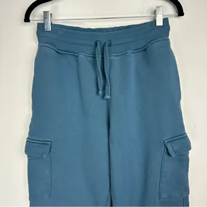 Oner Active All Day Cargo Joggers Sz Medium Teal Blue Pocket Sweatpants thumbnail 7