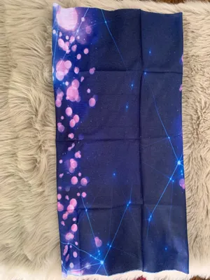 NWOT Galactic Print Multi Functional Neck Gaiter Scarf/Bandana thumbnail 2