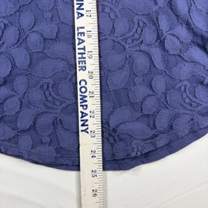 Banana Republic Purple‎ Lace Front Tank Top Sleeveless XS Floral Purple Bohemian thumbnail 5