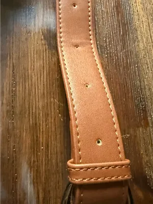Adjustable Faux Leather Replacement Strap Brown/Tan NWOT thumbnail 5
