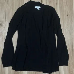 99 Jane Street Black Open Front Cardigan Sweater Women’s Small thumbnail 3