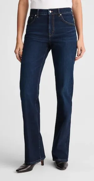 Madewell Relaxed Bootcut Jeans high rise dark wash women’s Size 29 NWT thumbnail 1