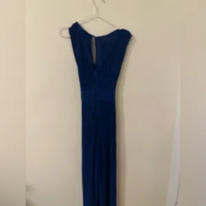Anthropologie Maeve Blue Sonata pleated jumpsuit thumbnail 6