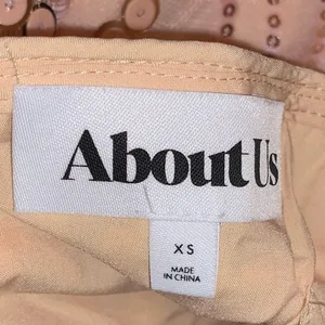 NWT About Us Peach Sequin Lined‎ Mini Dress thumbnail 9