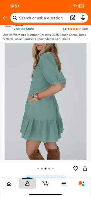 Amazon Green dress thumbnail 2