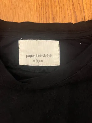 Paper Denim & Cloth Black Sleeveless Tank Top thumbnail 2