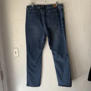 LL Bean Jeans Womens‎ 14 Classic Fit Straight Leg Mid Rise Stretch Denim Pants thumbnail 7