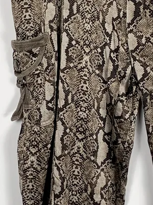 Marrakech Silky Jogger Pants 31 Snakeskin Print Lightweight Relaxed thumbnail 10