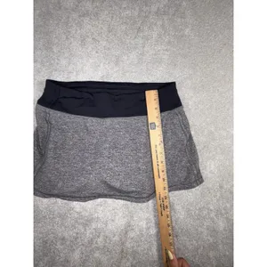 Lululemon Pace Rival Skirt No Panels 13" Heather Lux Multi Black 6 Reg Skort thumbnail 9