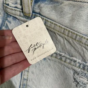 Free People We the Free Women Light Wash Blue Denim Jean Shorts 25 Festival New thumbnail 9