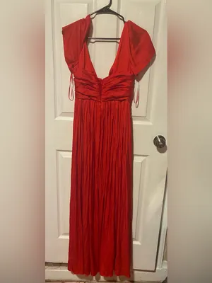 J.crew Collection flutter-sleeve maxi dress in luster georgette size 6 thumbnail 5