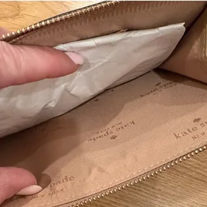 Kate Spade Tan Leather Wristlet thumbnail 4
