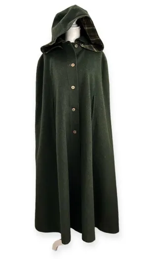 COJANA London wool / cashmere blend cape, made in England, one size thumbnail 5