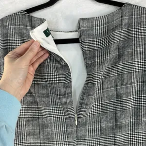 Ralph Lauren LRL 6 Dress Glen Plaid Long Sleeve Quiet Luxury Minimalist‎ Sheath thumbnail 14