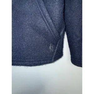Smartwool Fleece Funnel Neck Pullover Women‎ XS Navy Blue Excellent Wool Blend thumbnail 2