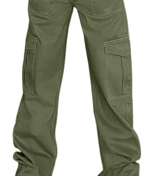 Olive Green Cargo Utility Pants Size XS thumbnail 1
