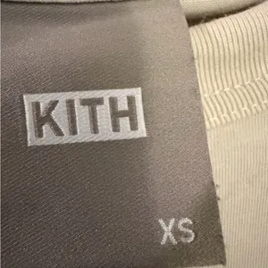 Kith Light Beige Oversized Women’s Nia Tee Size XS 100% Cotton thumbnail 3