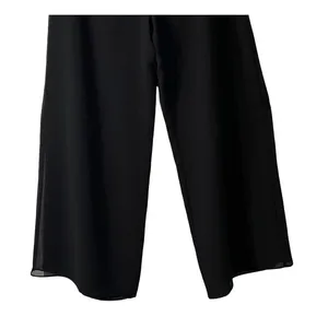JR Nites Palazzo Pants Womens Size 12 Black Beaded Sheer Wide Leg Evening 1990s thumbnail 7
