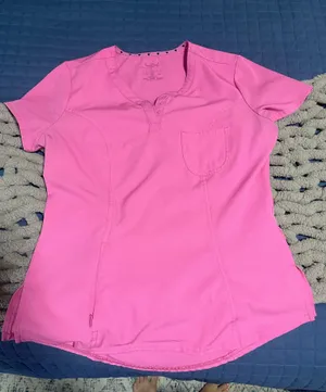 Amazon pink scrub top thumbnail 1