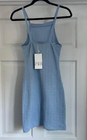 NWT cable knit straight neck dress thumbnail 2