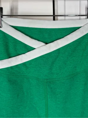 Beyond Yoga Spacedye Outlines High Waisted Midi Leggings Green Grass White‎ S thumbnail 2