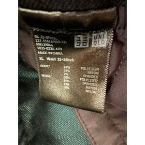 Uniqlo Smart Style Ankle Pants Women XL Teal Blue Excellent Stretch Tapered thumbnail 3