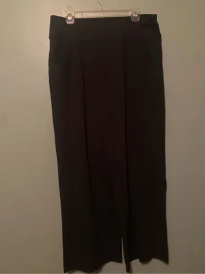 ESOFT Wide Leg Pants High-Waisted Yoga Work Dress Pants Pockets XL NWOT thumbnail 3