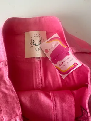 Fantastic Fawn Pink Jean Short thumbnail 4