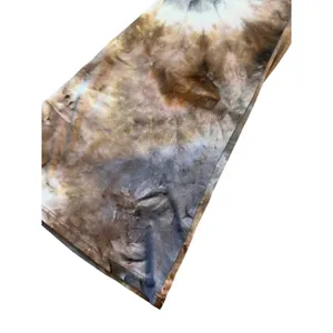 Urban Renewal Urban Outfitters Tie Dye Flare Pants Brown Grey High Rise Size M thumbnail 2