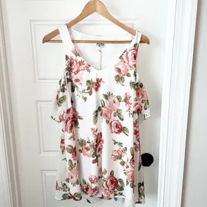 Show Me Your Mumu Floral Rosie Posie Birdie Ruffle Dress, Size XS NWT thumbnail 3