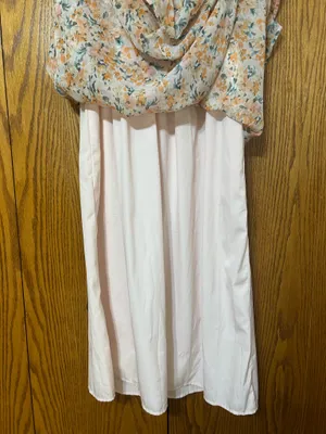 Patrons of Peace Pink floral dress thumbnail 5
