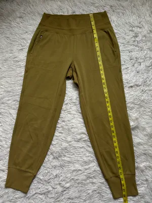 Athleta Women's Green Yellow High-Waist Joggers Size M thumbnail 7