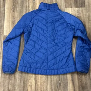 Patagonia Blue Quilted Puffer Packable Coat Women’s Medium thumbnail 2