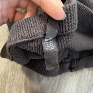 SKIMS Dark Chocolate Waffle Knit Shorts - L thumbnail 5