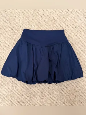 OFFLINE by Aerie Real Me Navy Bubble Skort Athletic Tennis Pickleball‎ Medium thumbnail 6